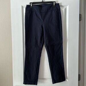 Tribal cuffed cropped pants